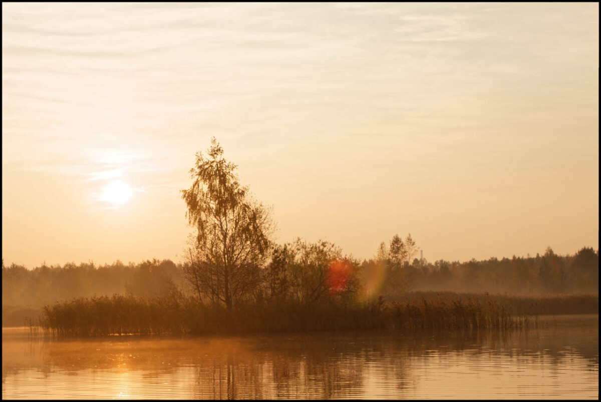 Wschód słońca nad Pogorią