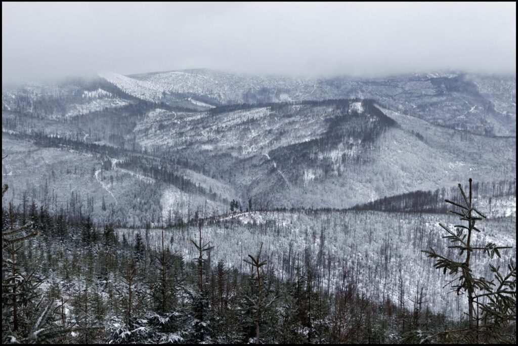 szczyty w chmurach - barania góra