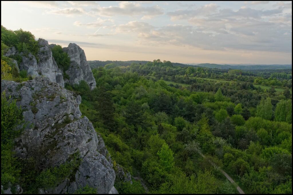 stojąc na skale sfotografowałem też wschód słońca
